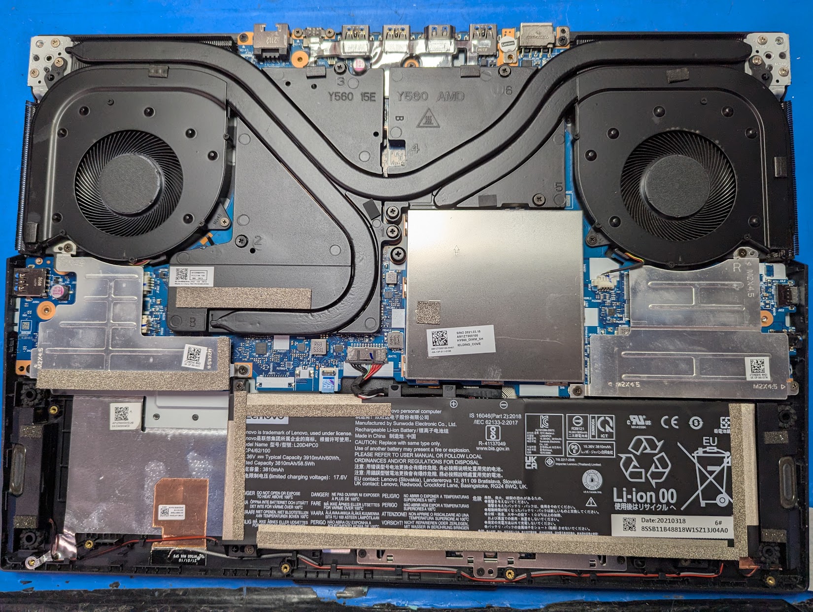 Gaming laptop internal repair in Stockport