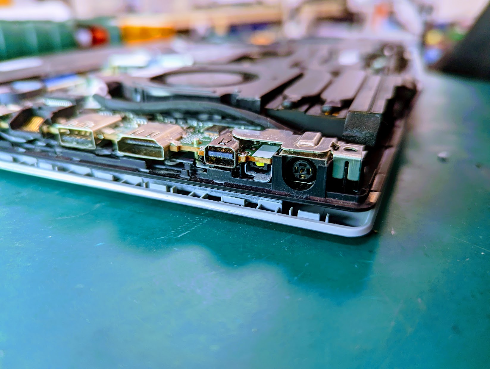 Laptop charging port repair in Stockport