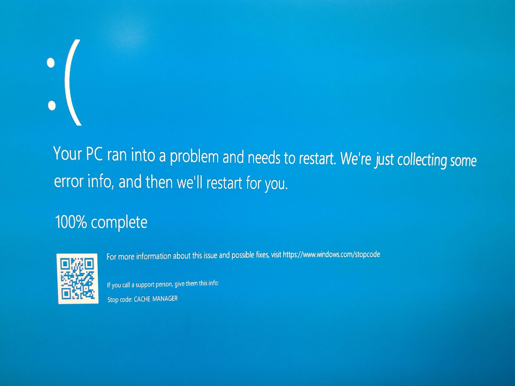 Windows blue screen laptop repair in Stockport